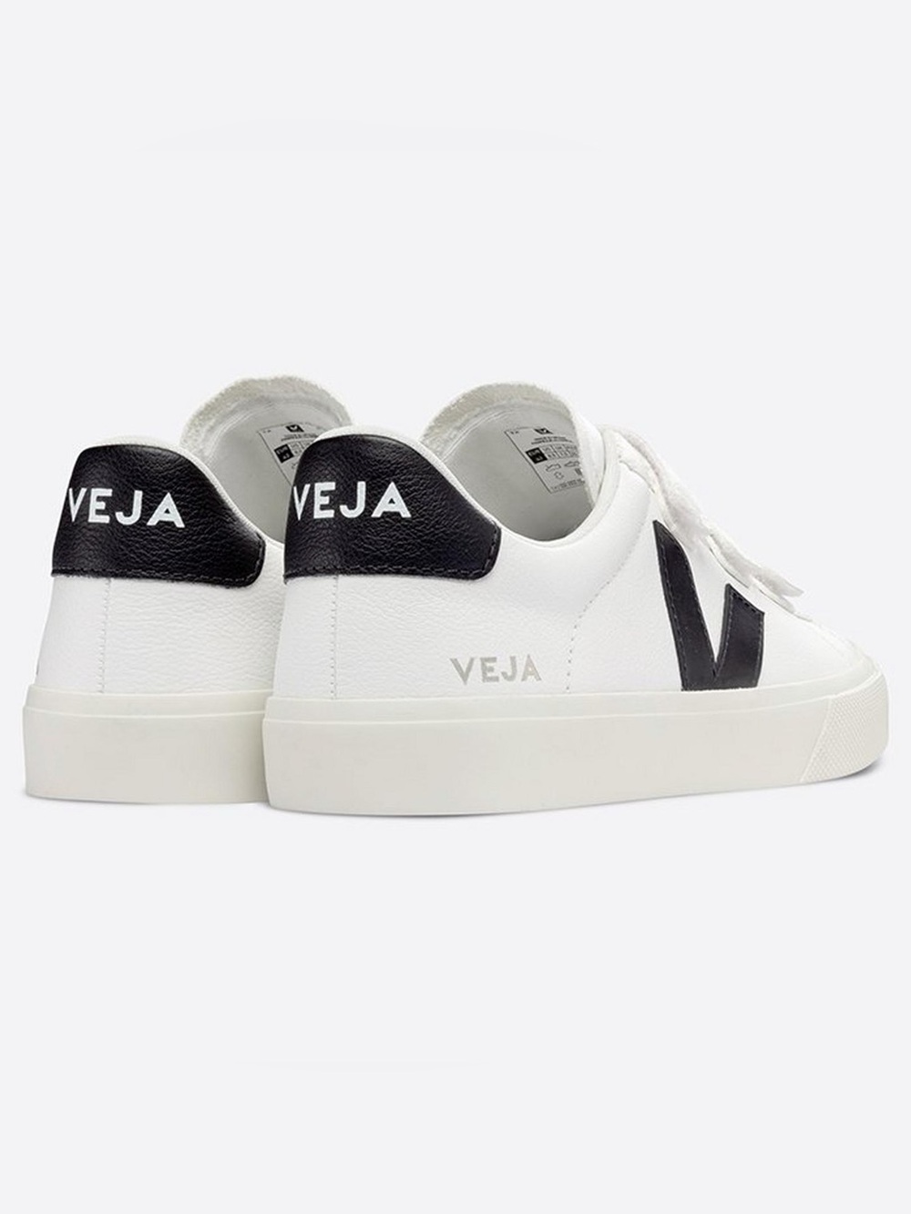 Veja Recife Sneaker in Extra White & Black - Picture 2 of 13